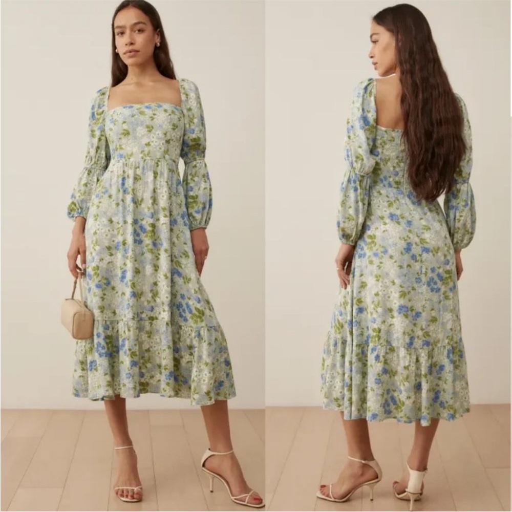 Reformation Mica Dress in Amie Floral 8 NWT
